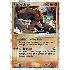 098 / 101 Regirock EX rara ex foil (EN) -NEAR MINT-