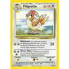 034 / 110 Pidgeotto rara (EN) -NEAR MINT-