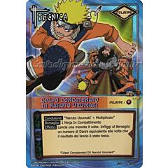 TE85 Colpo concatenato di Naruto Uzumaki ultra rara foil -NEAR MINT-