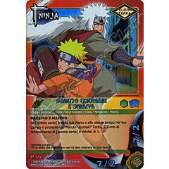 NI204 Naruto Uzumaki & Jiraiya rara foil -NEAR MINT-