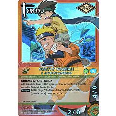 NI-233 Naruto Uzumaki & Konohamaru rara foil -NEAR MINT-