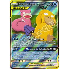 218 / 236 Slowpoke e Psyduck GX ultra rara foil (IT) -NEAR MINT-