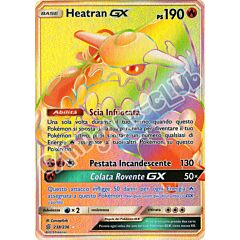 238 / 236 Heatran GX rara segreta foil (IT) -NEAR MINT-