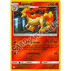 024 / 236 Rapidash non comune foil reverse (IT) -NEAR MINT-