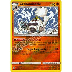 122 / 236 Crabominable rara foil reverse (IT) -NEAR MINT-
