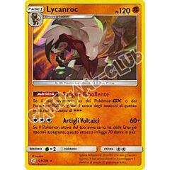 124 / 236 Lycanroc rara foil (IT) -NEAR MINT-