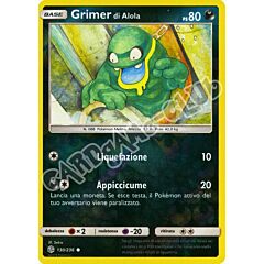 130 / 236 Grimer di Alola comune foil reverse (IT) -NEAR MINT-
