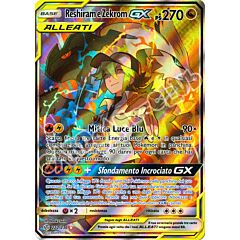 222 / 236 Reshiram e Zekrom GX ultra rara foil (IT) -NEAR MINT-
