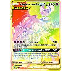 254 / 236 Solgaleo e Lunala GX rara segreta foil (IT) -NEAR MINT-