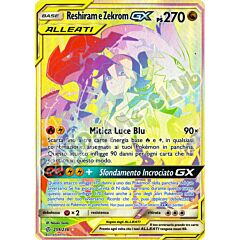 259 / 236 Reshiram e Zekrom GX rara segreta foil (IT) -NEAR MINT-