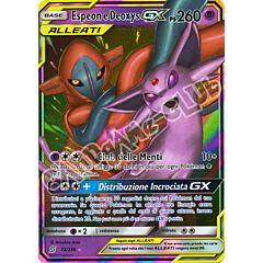 072 / 236 Espeon e Deoxys GX rara GX foil (IT) -NEAR MINT-