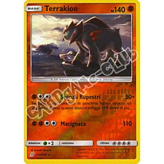 122 / 236 Terrakion rara foil reverse (IT) -NEAR MINT-