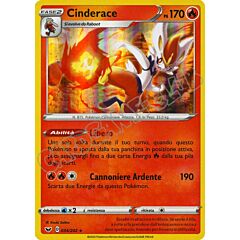 034 / 202 Cinderace rara foil (IT) -NEAR MINT-