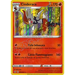 035 / 202 Cinderace rara foil (IT) -NEAR MINT-