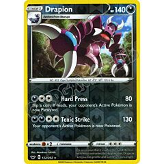 122 / 202 Drapion rara foil reverse (EN) -NEAR MINT-