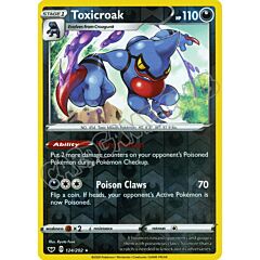 124 / 202 Toxicroak rara foil reverse (EN) -NEAR MINT-