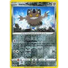 127 / 202 Galaran Meowth comune foil reverse (EN) -NEAR MINT-