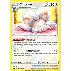 147 / 202 Cinccino rara normale (EN) -NEAR MINT-