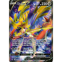 195 / 202 Zacian V rara V foil (EN) -NEAR MINT-