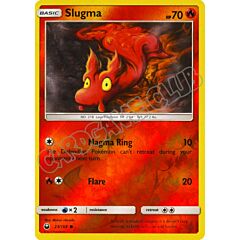 023 / 168 Slugma comune foil reverse (EN) -NEAR MINT-