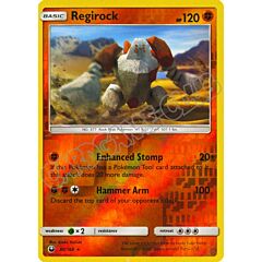 080 / 168 Regirock rara foil reverse (EN) -NEAR MINT-