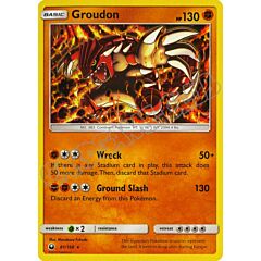 081 / 168 Groudon rara foil (EN) -NEAR MINT-