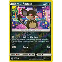 084 / 168 Alolan Rattata comune foil reverse (EN) -NEAR MINT-