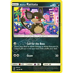 084 / 168 Alolan Rattata comune normale (EN) -NEAR MINT-