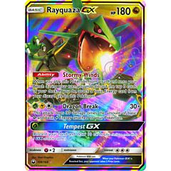 109 / 168 Rayquaza GX rara GX foil (EN) -NEAR MINT-