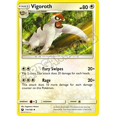 114 / 168 Vigoroth non comune normale (EN) -NEAR MINT-