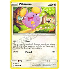 116 / 168 Whismur comune normale (EN) -NEAR MINT-