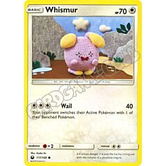 117 / 168 Whismur comune normale (EN) -NEAR MINT-