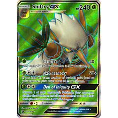 152 / 168 Shiftry GX ultra rara foil (EN) -NEAR MINT-