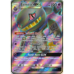 157 / 168 Banette GX ultra rara foil (EN) -NEAR MINT-