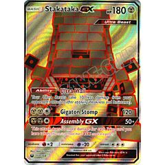 159 / 168 Stakataka GX ultra rara foil (EN) -NEAR MINT-