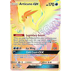 171 / 168 Articuno GX rara segreta foil (EN) -NEAR MINT-