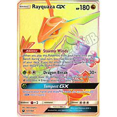 177 / 168 Rayquaza GX rara segreta foil (EN) -NEAR MINT-