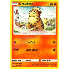 021 / 214 Growlithe comune normale (EN) -NEAR MINT-