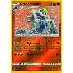 105 / 214 Crabominable rara foil reverse (EN) -NEAR MINT-