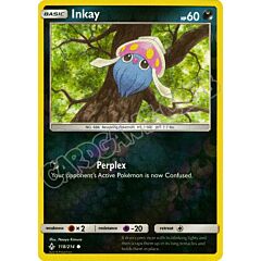 118 / 214 Inkay comune foil reverse (EN) -NEAR MINT-