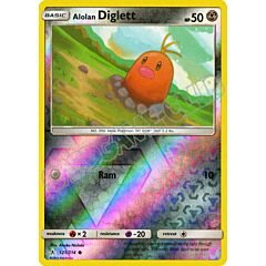 121 / 214 Alolan Diglett comune foil reverse (EN) -NEAR MINT-