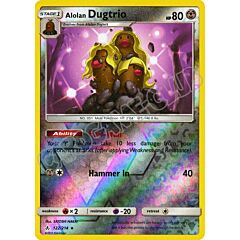 122 / 214 Alolan Dugtrio rara foil reverse (EN) -NEAR MINT-