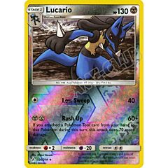 126 / 214 Lucario rara foil reverse (EN) -NEAR MINT-