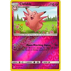 133 / 214 Clefable rara foil reverse (EN) -NEAR MINT-