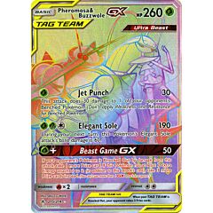 215 / 214 Pheromosa & Buzzwole GX rara segreta foil (EN) -NEAR MINT-