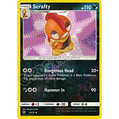 51 / 73 Scrafty non comune foil reverse (EN) -NEAR MINT-