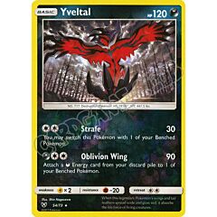54 / 73 Yveltal rara foil reverse (EN) -NEAR MINT-