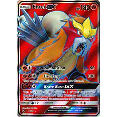 71 / 73 Entei GX ultra rara foil (EN) -NEAR MINT-