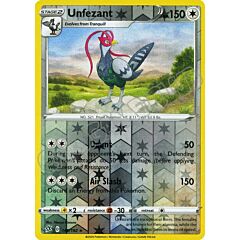 145 / 192 Unfezant rara foil reverse (EN)