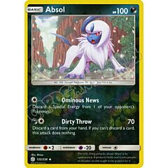 133 / 236 Absol non comune foil reverse (EN) -NEAR MINT-